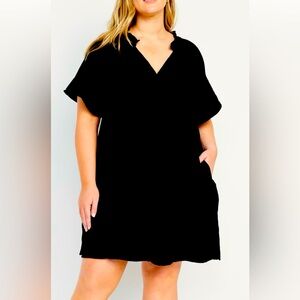 Old Navy Crinkle Gauze Mini Swing Dress XL